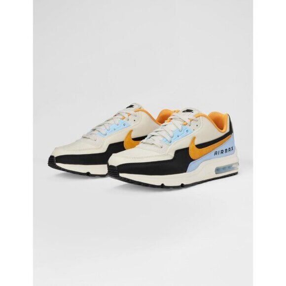 ⚡Nike Men Light Bone/Gold Leaf/Black Leather Premium Lifestyle Running Sneakers - Picture 6 of 6